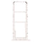 Pour Samsung Galaxy A02s SM-A025 Plateau de carte SIM + Plateau de carte SIM + Plateau de carte Micro SD (Blanc)